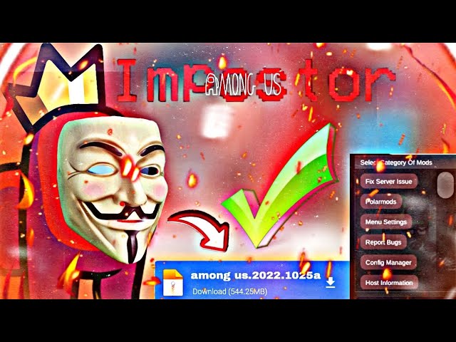 NOVO MOD MENU AMONG US!! SEMPRE IMPOSTOR / ANTI - BAN / SEM CRASH