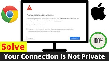 Your connection is not private solve 100% on google chrome or mac | Connection not private fix 2022