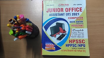 Elite Study JOA IT BOOK REVIEW || HPSSC || HPPSC || HPU AND OTHER EXAM