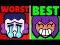 (V33) EVERY Brawler Ranked WORST to BEST! | Pro Tier List