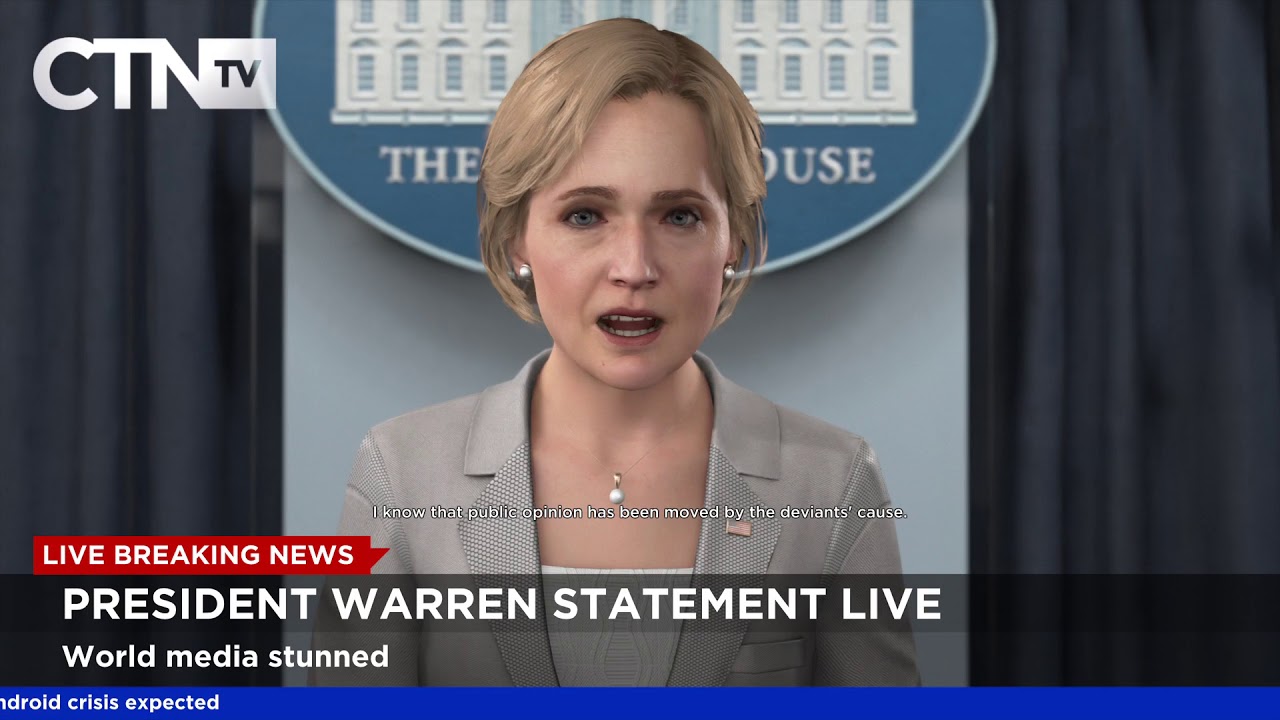 Detroit: Become Human™ - Battle for Detroit (President’s speech)