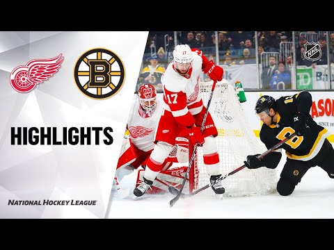 NHL Highlights | Bruins @ Red Wings 2/15/20