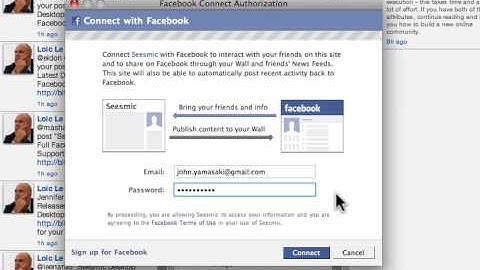 Adding Facebook Pages and Connecting to Seesmic Desktop