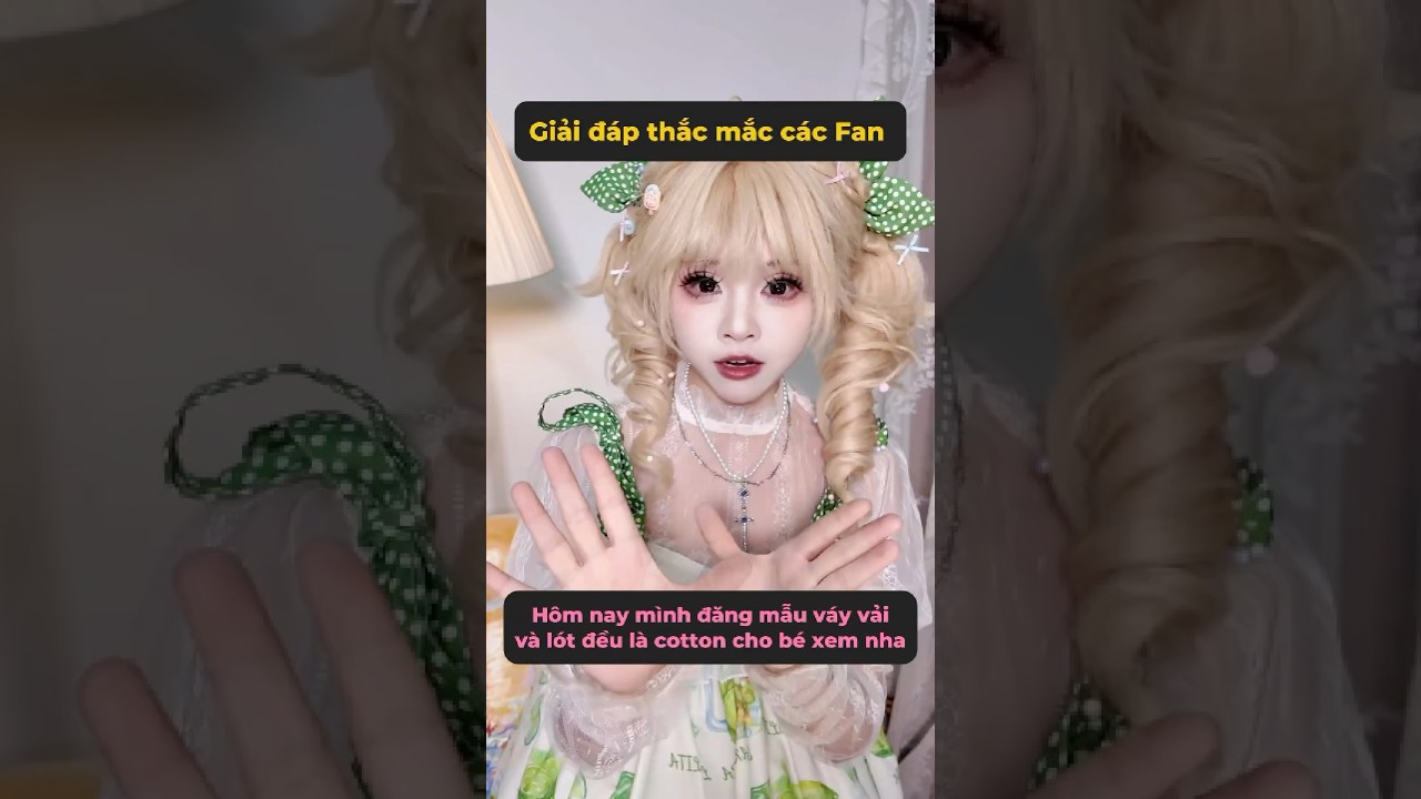 Tôi lấy ra một bộ Lolita lót vải cotton, bạn có thích không #meowcosplay #shorts