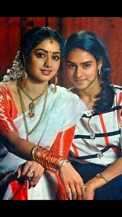 Sridevi With 😍 Cute Sister Srilatha Yanger #Sridevi #Srilathayanger
