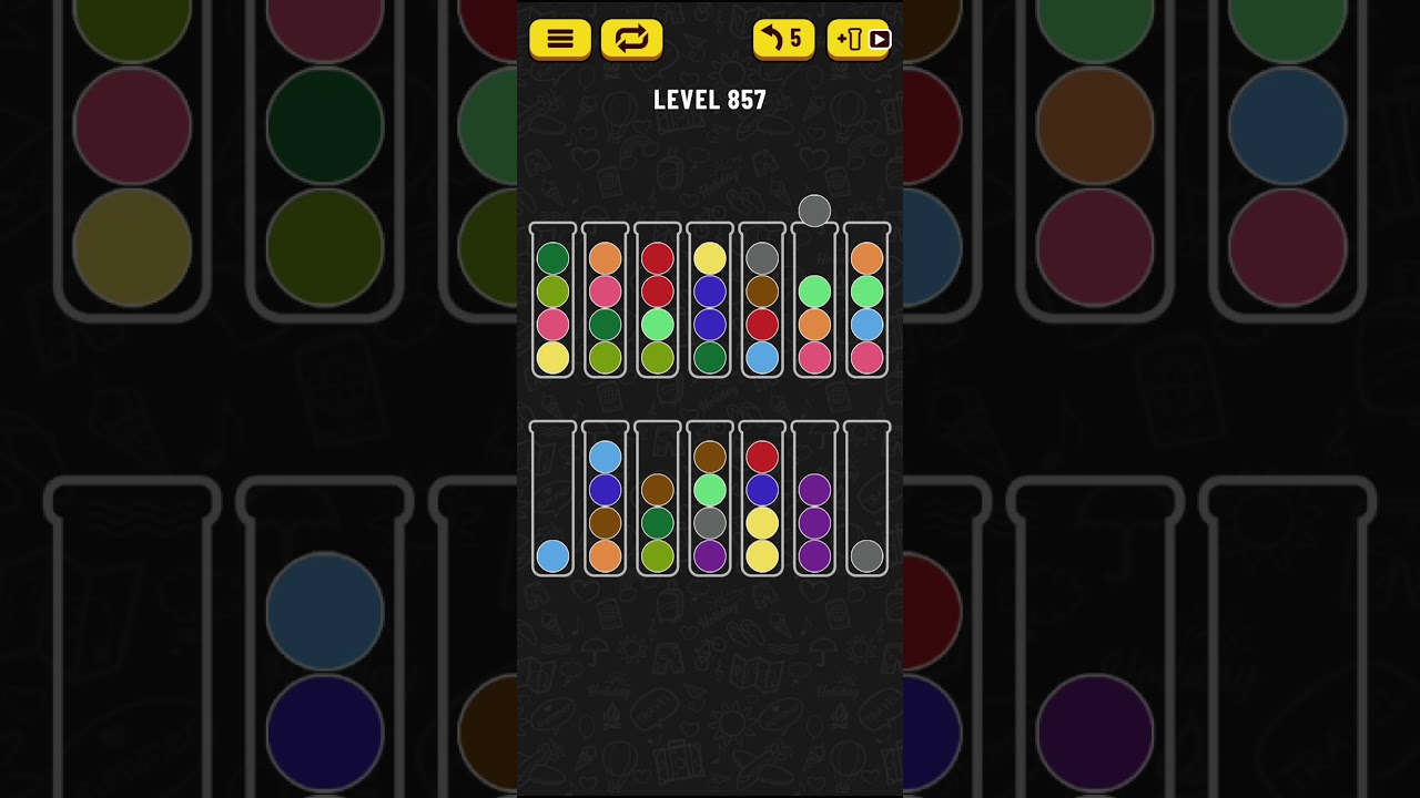 Ball Sort Puzzle - level 857 - YouTube
