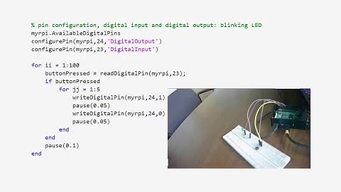 Programming Raspberry Pi in MATLAB