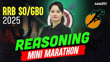 IBPS RRB GBO Scale 2 & 3 2025 | Reasoning Marathon | RRB SO Reasoning Preparation By Neelam Ma