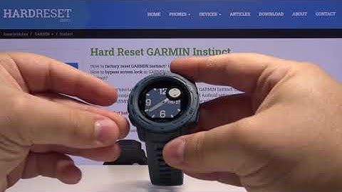 How to Change Watch Face in GARMIN Instinct – Refresh Screen Look