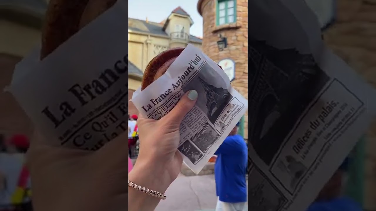 Let’s Try the Brioche Ice Cream Sandwich From France in Epcot 🤩