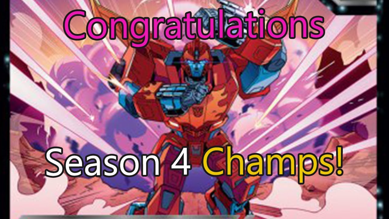 Season 4 Tournament Recap Player Celebration! Transformers TCG ATP