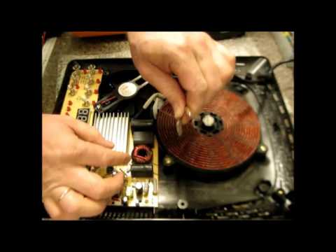 РЕМОНТ ИНДУКЦИОННОЙ ПЛИТЫ, 90% всех поломок Repair induction cooker 90% of all breakdowns