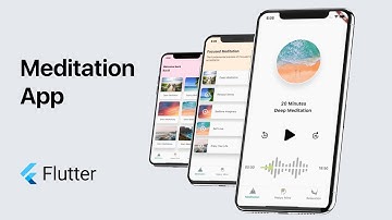 Meditation App - Flutter UI -  Speed Code