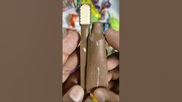 Yummy Chocolate Tooth brush and Paste Choco Smile #shorts #chocolate