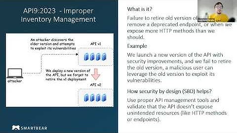 Improper Inventory Management - 2023 OWASP Top 10 API Security Risks