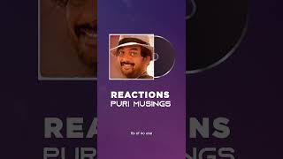 REACTIONS | Puri Musings | #PuriJagannadh | #youtubeshorts #shorts