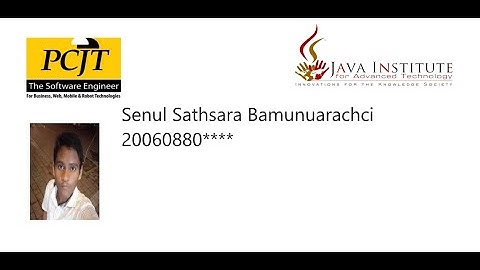 java institute selection programme