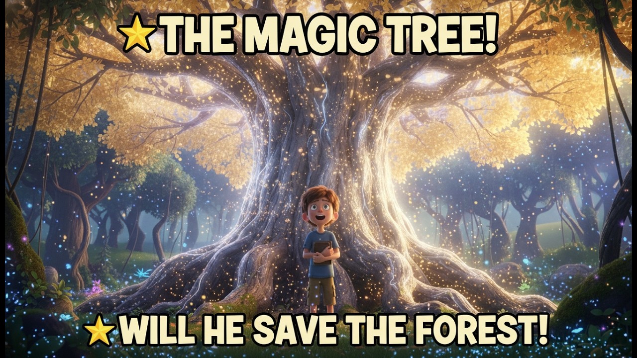 The Boy Who Saved the Magic Tree 🌳 | Heartwarming Kids Story. # ...