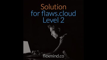 Solution for flaws.cloud Level 2 AWS Security Challenge
