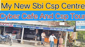 SBI CSP TOUR || NEW SBI CSP AND CYBER CAFE OPENING || NEW SBI CSP OPENING || #sbicsptour #manipalcsp