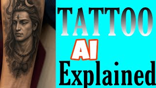 HOW TO USE AI TO CREATE TATTOO DESIGNS | AI SE TATTOO KAISE BNAYE ?| EXPLAINED TUTORIAL