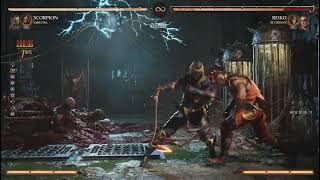 Mortal Kombat 1 SCORPION 36% MIX UP CORNER COMBO ( No Bar & Sareena )