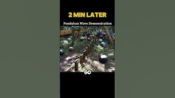 How The Pendulum Wave Demonstration Works In Physics