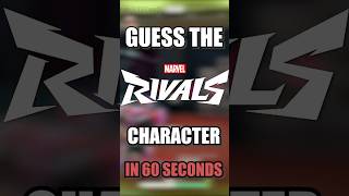 Guess The Marvel Rivals Hero in 60 Seconds (pt 45) #marvelrivals