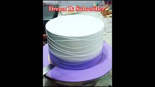 White &amp; purple 💜 colour combination wala wapas cake 😱😱👌😇| #cake #video #youtube #ytvideos