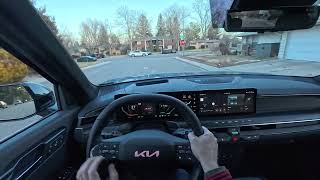 2024 Kia EV9 GT-Line AWD Town Drive (Binaural Audio POV)