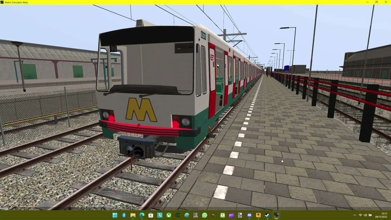 Metro Simulator Beta: Simvliet Haven to Simvliet Airport | Alessandro34_YT