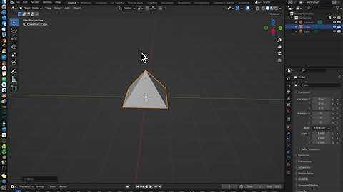 How to Make a Pyramid in Blender 3.1