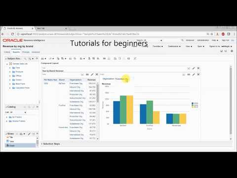 Create a Report or Analysis in OBIEE 12C