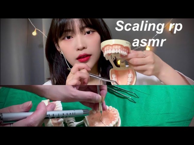 (Sub📎)Korean ASMR | 치석제거asmr | Scaling Roleplay asmr | 치과 롤플레이 asmr | dentist rp asmr | dental asmr
