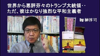 世界から悪評芬々のトランプ大統領‥ただ、彼はかなり強烈な平和主義者　by榊淳司
