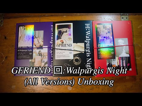 GFRIEND (여자친구) 回:Walpurgis Night (All Versions) Album Unboxing (언박싱)