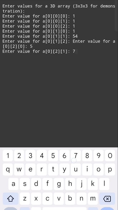 3d arrays in c #shorts #c #python - YouTube