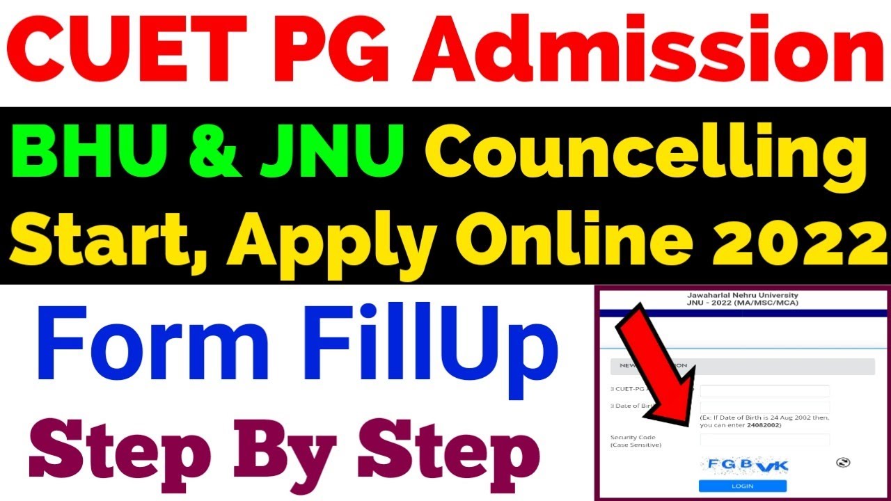 JNU Admission Counselling 2022 | CUET PG JNU/BHU Counselling 2022-23