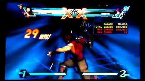 UMvC3 Spencer w/ Assists Corner Combo - 1,031,900 Damage (1 Bar)