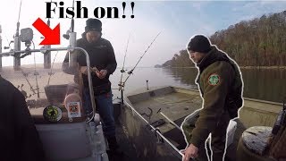 CATCHING CATFISH IN FRONT OF THE GAME WARDEN!!! (Ft. FVCatfish, Panfish)