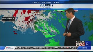 Tracking Tropical Storm Barry - Friday 5Pm