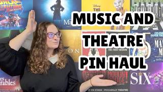 Music and Theatre Pin Haul | Musicals, Stage Shows, Taylor Swift