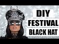 DIY Burning Man Black Hat