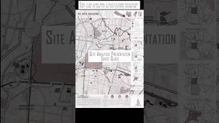 Site Analysis Presentational Sheet Guide #design #architecture #shorts #trending #architecturedose
