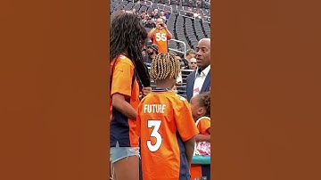 Ciara at Broncos vs Raiders 2022