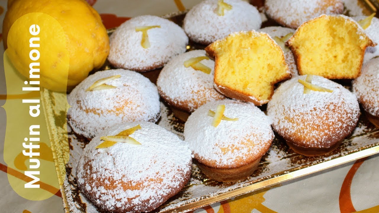 MUFFIN AL LIMONE BUONISSIMI | RICETTA FACILE E VELOCE