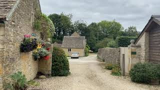 English village Lower Slaughter Cotswolds  Английская деревня