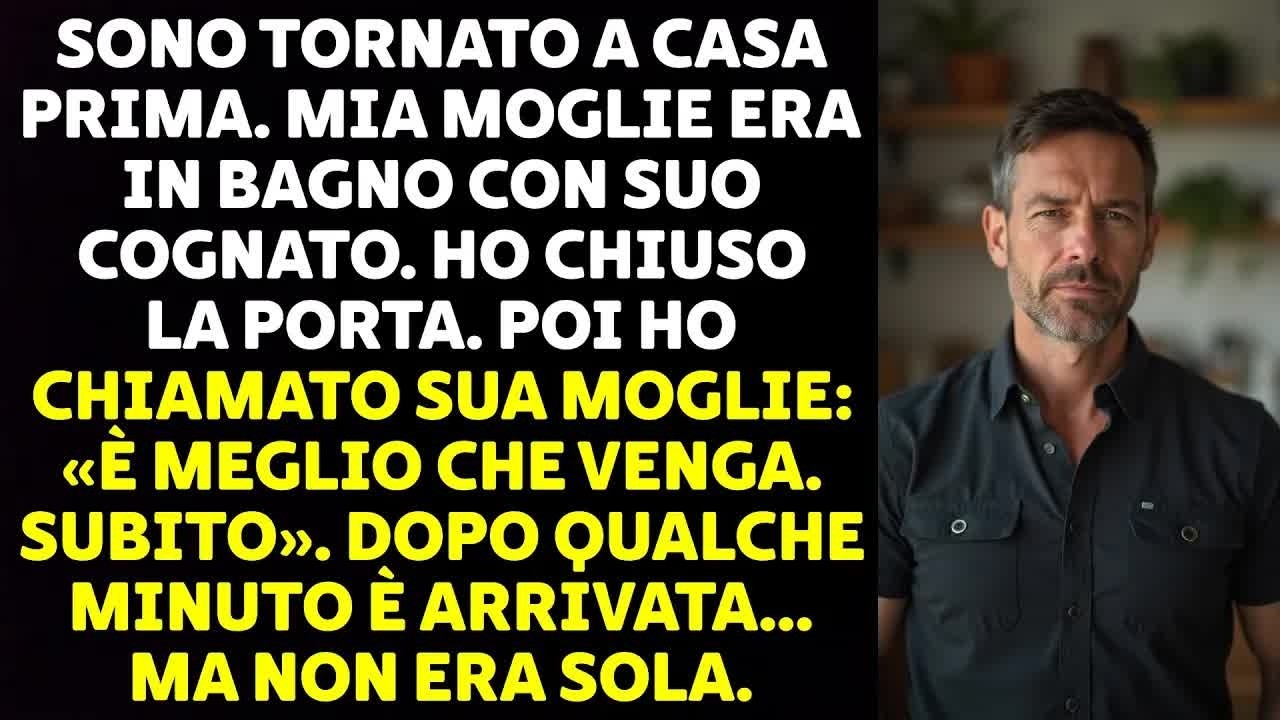 Giovedì scorso sono tornato a casa dal lavoro prima del solito. Ho sentito l'acqua scorrere al piano di sopra e una risata soffocata. Quando ho aperto la porta del bagno, ho visto mia moglie, con...