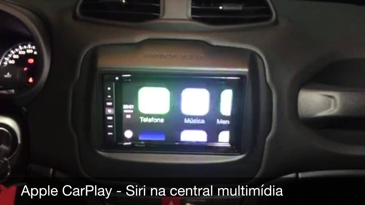 Central Multimídia Pioneer AVIC F970TV para Jeep Renegade