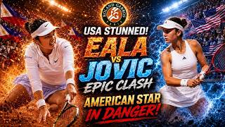 USA Stunned!Alexandra Eala's Explosive Opening vs American Rising Star Iva Jovic at the French Open!